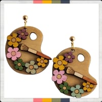 Image 2 of Art Pallet Earrings 