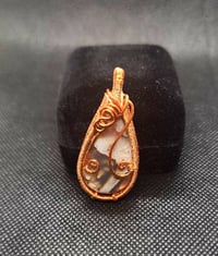 Teardrop Banded Agate Pendant