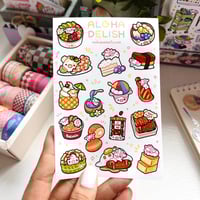 Image 3 of Hawaiian Food | Matte Sticker Sheet