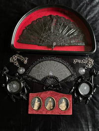 Image 1 of Reserved - SOLD- 3 Victorian photocards with preserved webs
