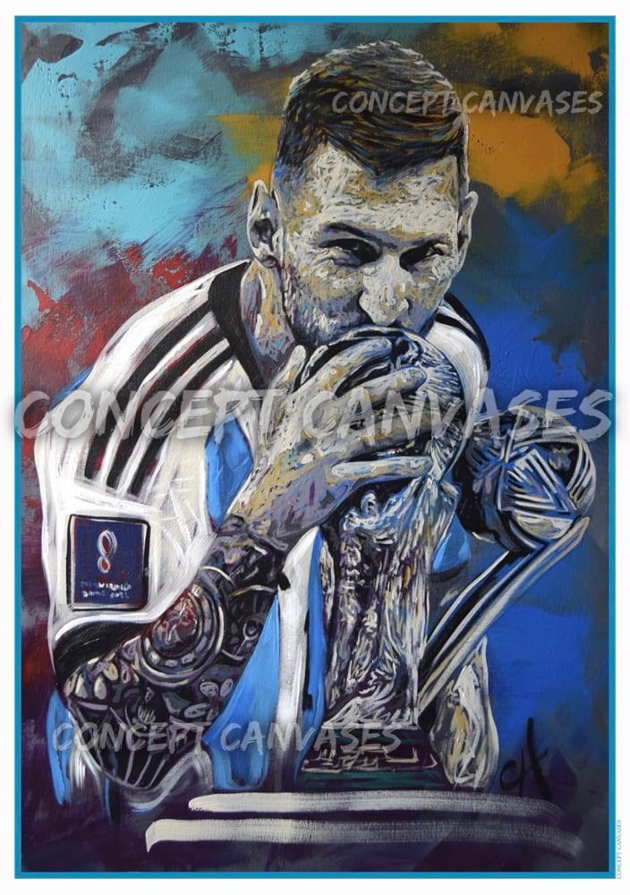 Image of Messi ‘Pinnacle’ A3 Print 