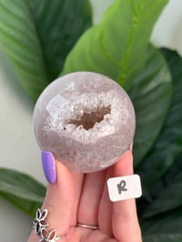 Image 18 of CHOOSE YOUR OWN DRUZY AGATE X QUARTZ SPHERES -BRAZIL-