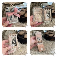 Image 7 of Reserved Listing for Deandre petite snippet sample french lace book in a tiny tin.