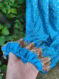 Image 6 of Milan hareem trousers with matching head scarf - turquoise upto 14 uk 