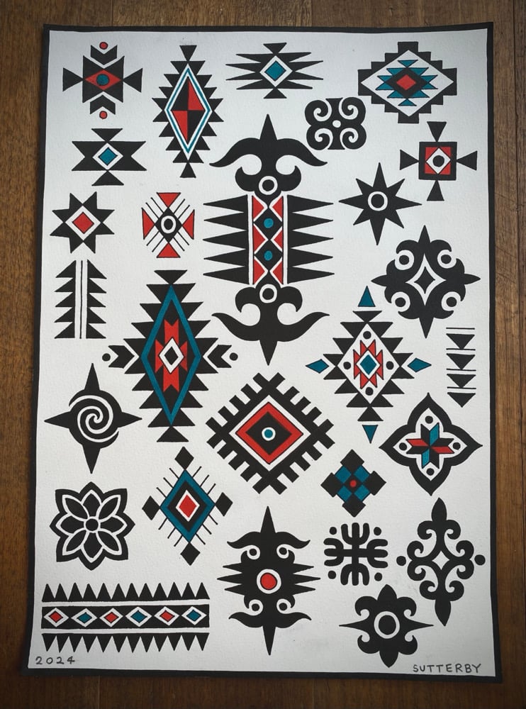 ‘PATTERNS’ original painting 