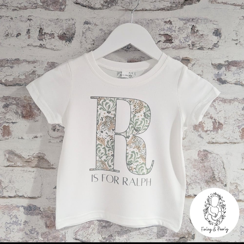 T-SHIRT: Animal Letter