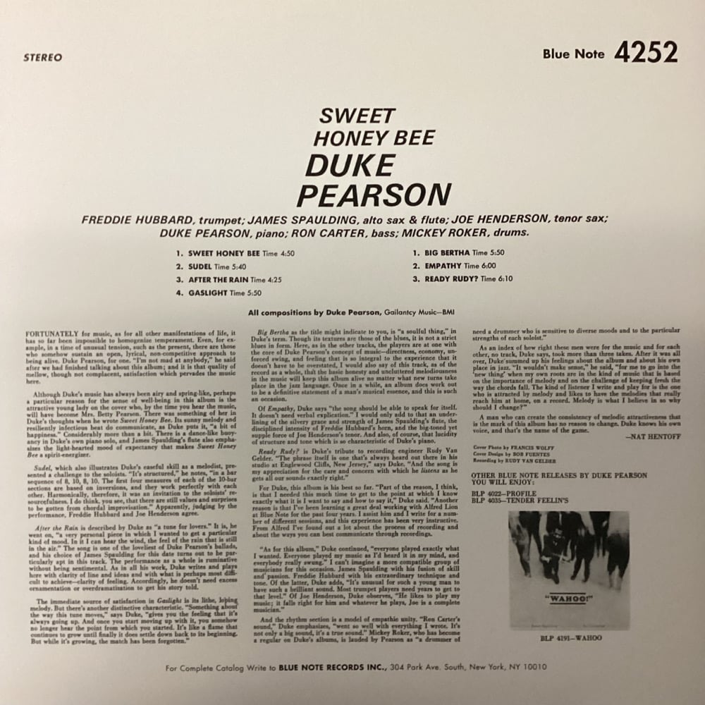 Duke Pearson - Sweet Honey Bee