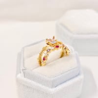 Image 2 of Double Garden Ring 🦋