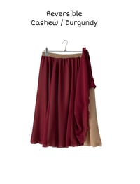 Image 4 of Reversible Chiffon Double layer rehearsal skirt ( Full circle skirt 360 degree)