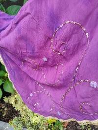 Image 5 of Poncho Woodstock Top -free size purple