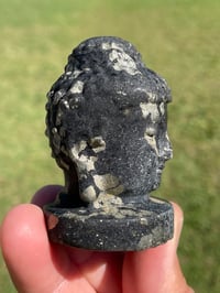 Image 4 of Pyrite In Magnetite Buddha Head #1893