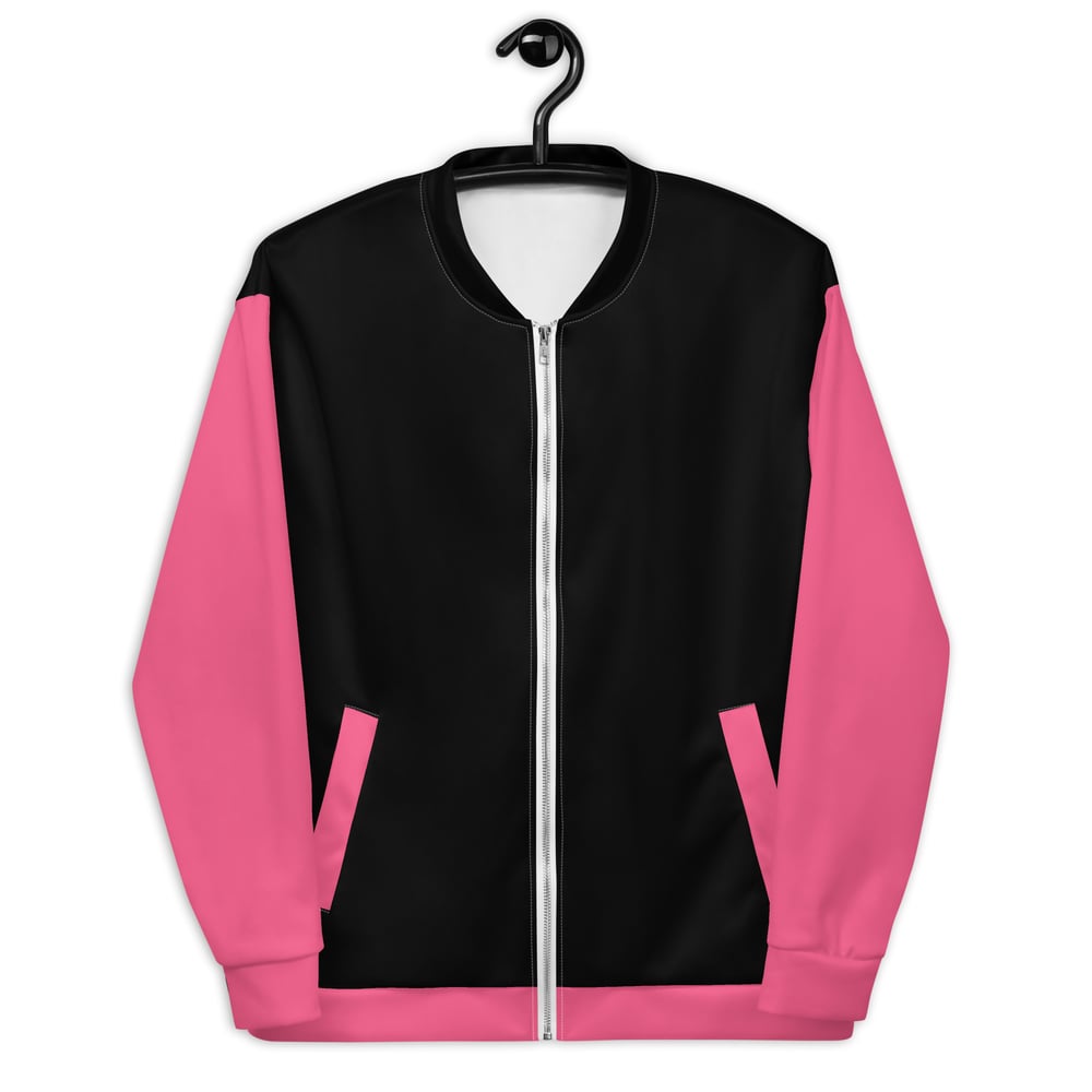 ZEN EXP - Heritage Black/Pink Unisex Bomber Jacket