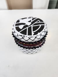 Image 5 of Punk rock circle pouch with studs | Adicts | Crass | Special Duties