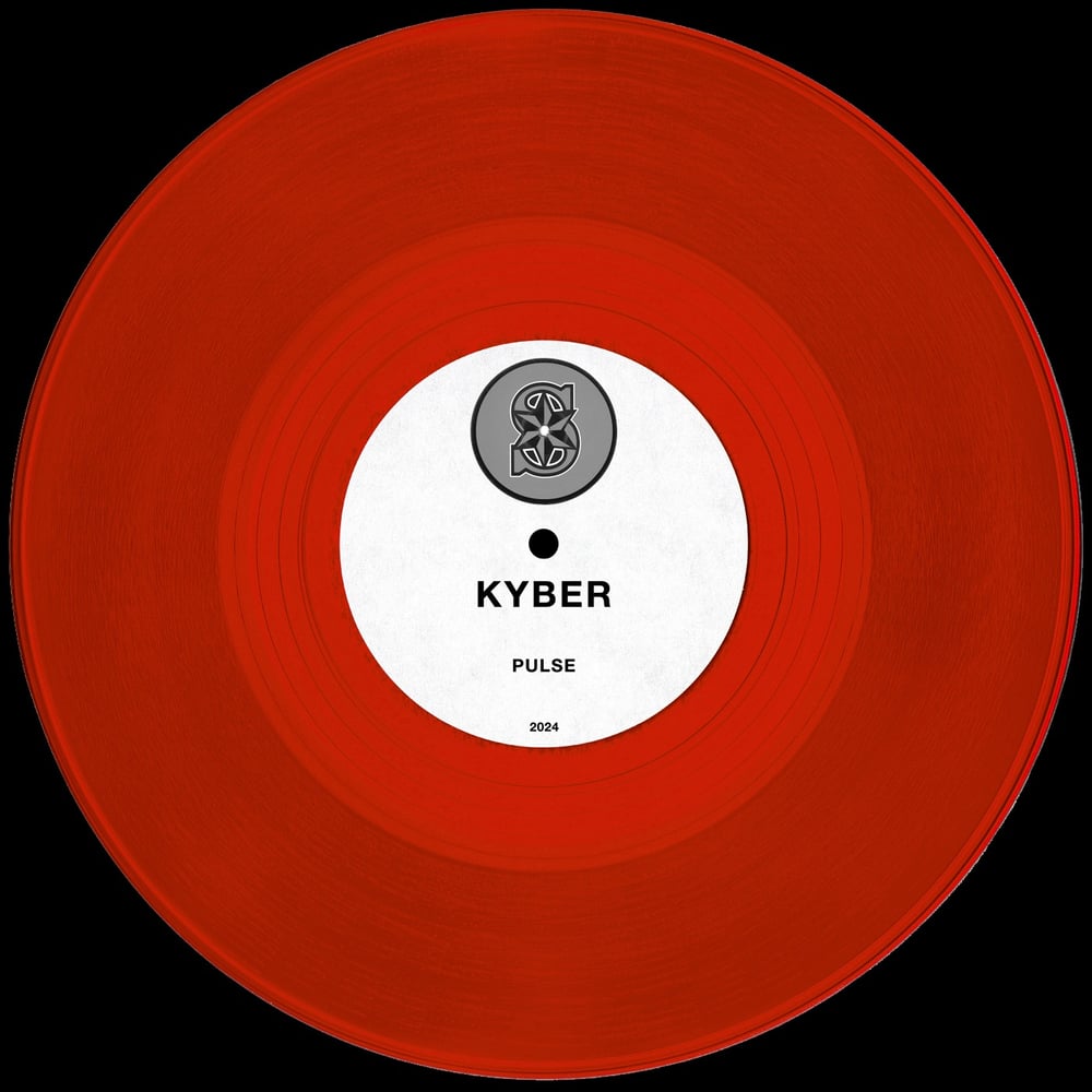 Image of **PREORDER**  KYBER - PULSE/ACCEPTANCE  - Red 10 Inch Plate + WAVS UPFRONT