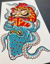 Daruma And Octopus