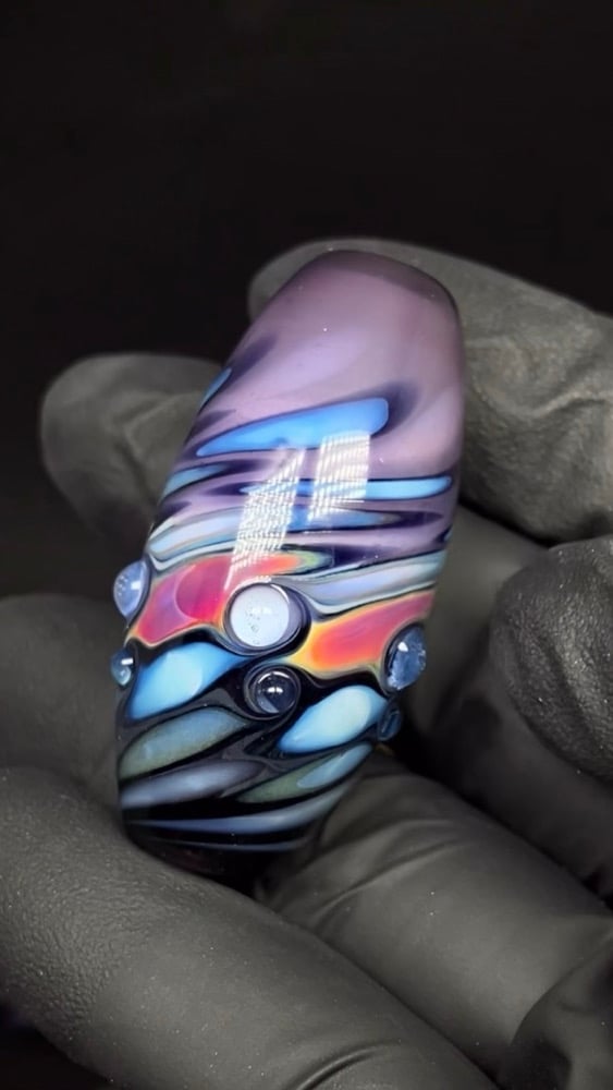Purple Wave Focal Bead Image 4