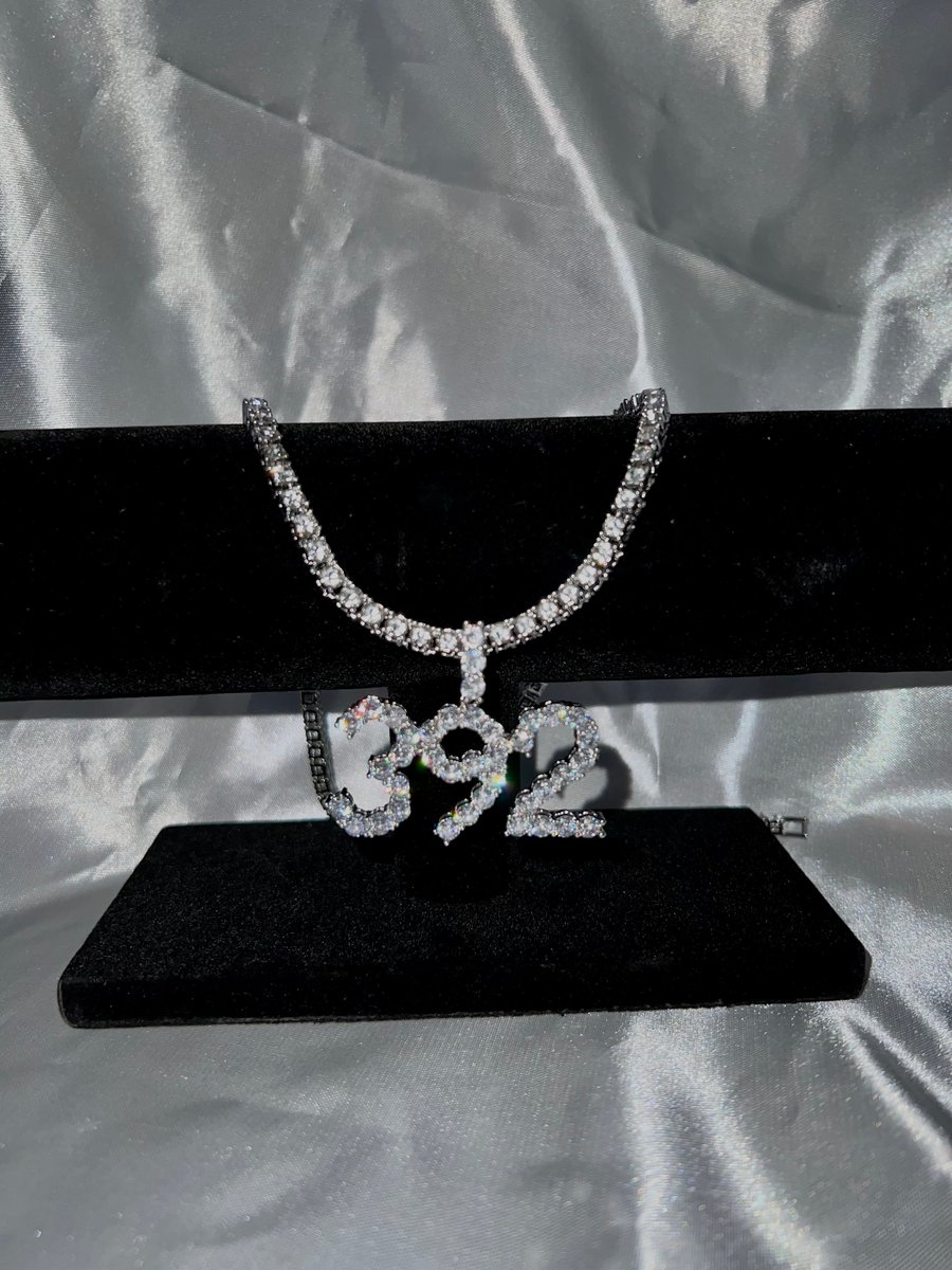 Image of Iced out custom tennis chain 