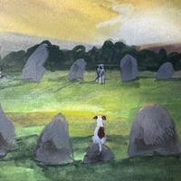 Image 4 of ORIGINAL ARTWORK - Stone Circle - 30x30cm