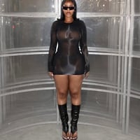 Image 2 of MIDNIGHT GLOSS DRESS 