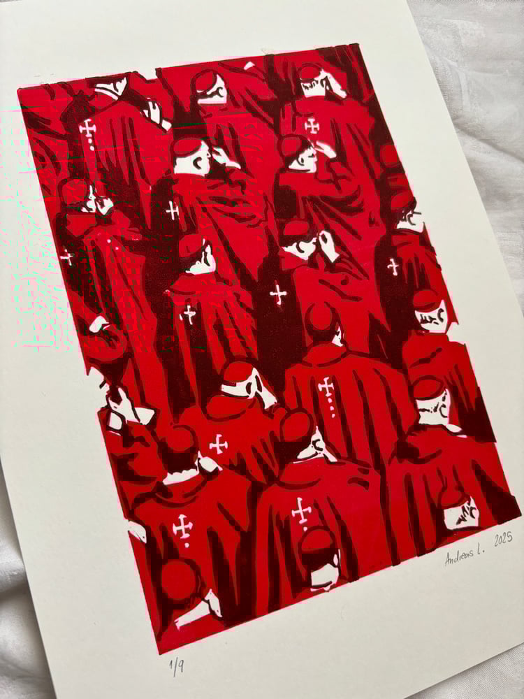 Image of Conclave Lino Print