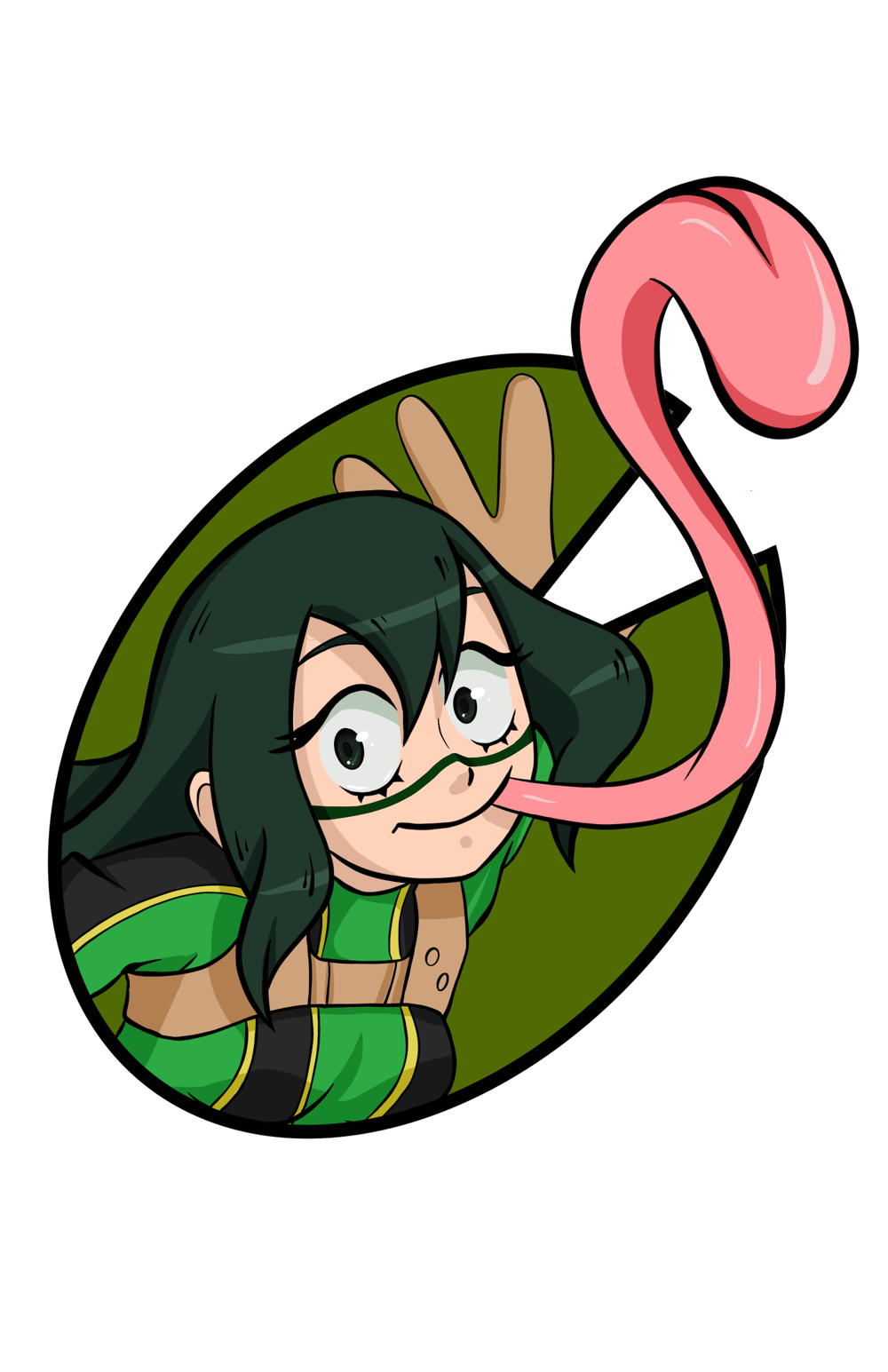 Image of Ribbit Print