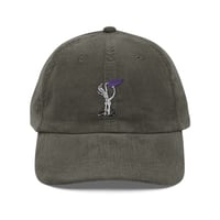 Image 2 of Pats Risers Skeleton Hand Vintage corduroy cap