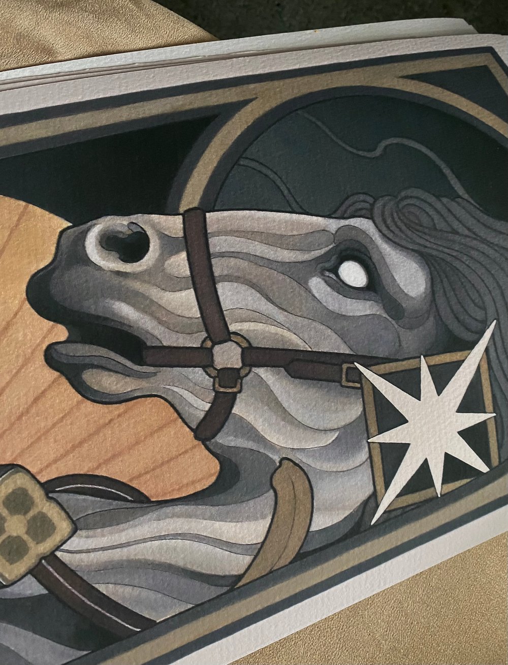 Image of STALLION PRINT
