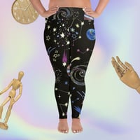 Image 4 of Out of This World Plus-Size Leggings