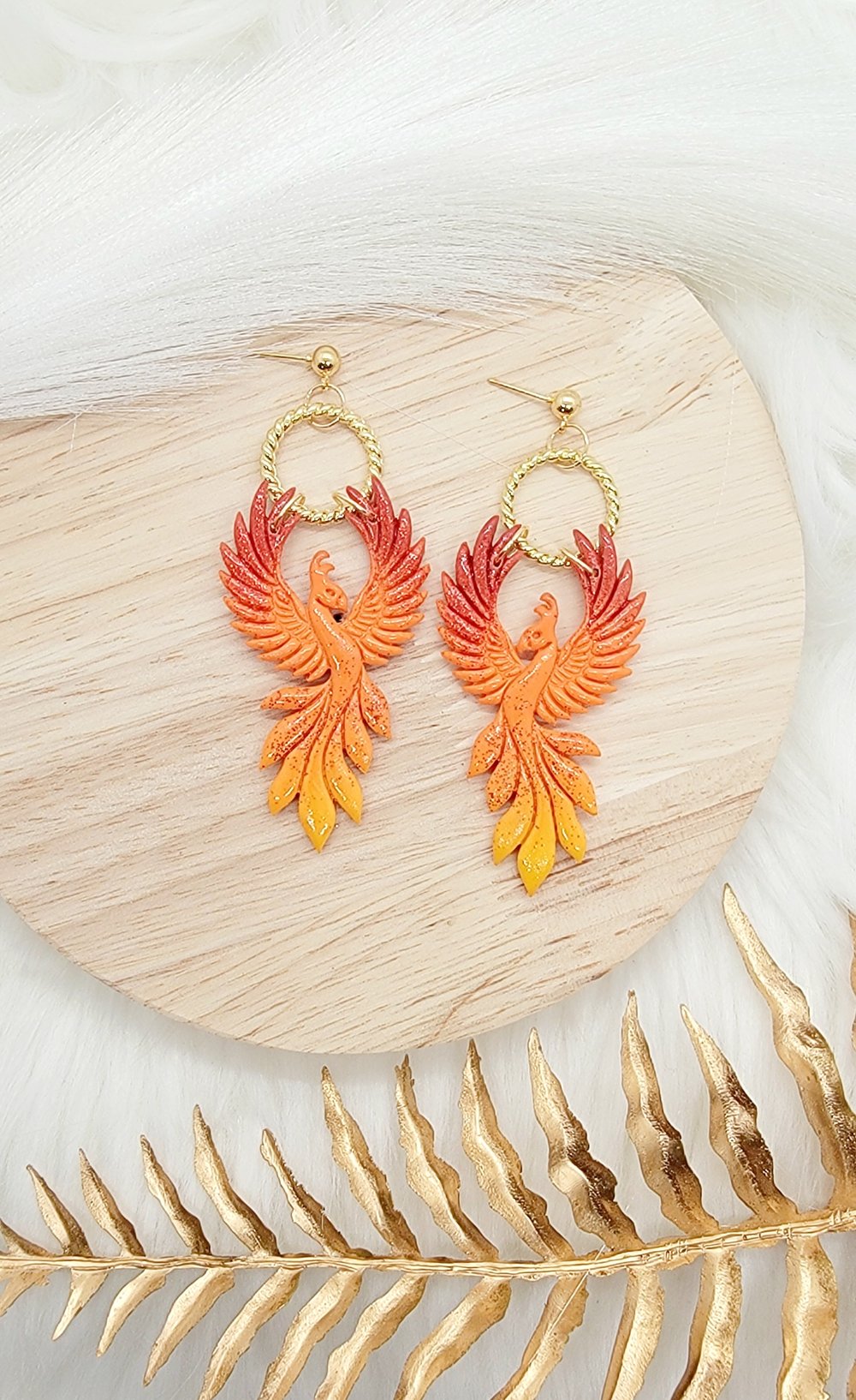 Image of Fiery Pheonix Dangles