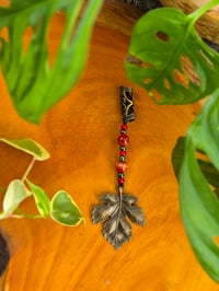 Image 1 of Leafy Dangle with Carnelian