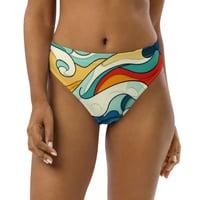 Image 1 of Sunrise Recycled High-Waisted Bikini Bottom
