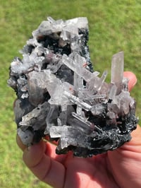 Image 17 of Specularite Quartz Points Cluster #1788