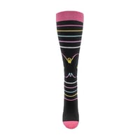 Image 2 of Rainbow Butterfly Fashion Compression Sock 