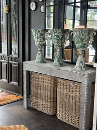 Image 1 of Zinc Garden Table