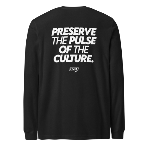 Image of OVOL small logo Preserve Unisex Long Sleeve Tee