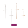 Crave Long Cross Earrings