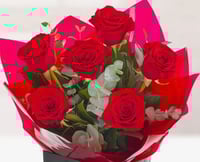 Image 1 of Freedom roses & Eucalyptus 