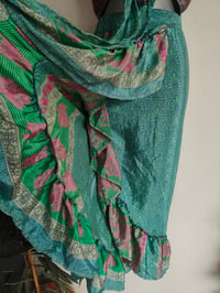 Image 8 of Pasha Co ord set top and frill wrap skirt light jade