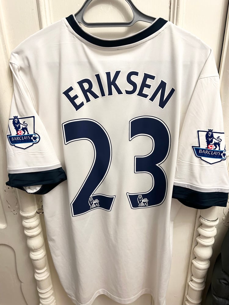 Image of Tottenham Hotspur "ERIKSEN 23" 2015/16 Home Shirt + PL patches (XL)