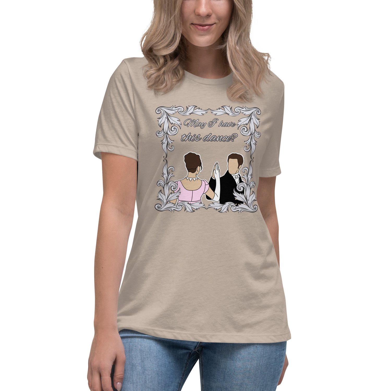 Image of Women's Relaxed T-Shirt dance bridgerton inspired 