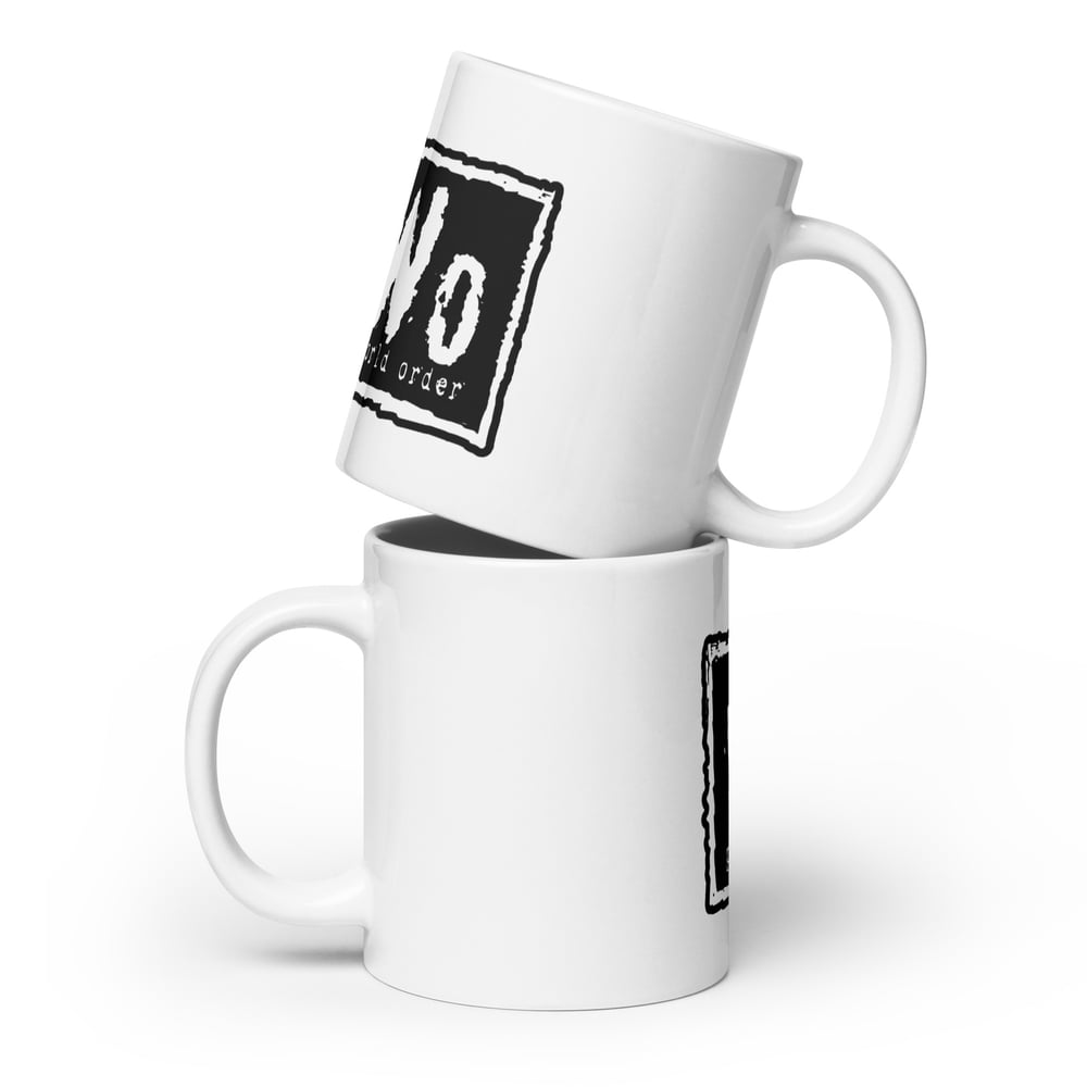 Image of pWo White glossy mug
