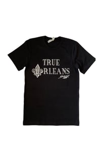 Black w/White True Orleans T-Shirt