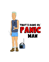 PANIC MAN STICKER