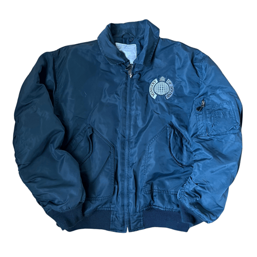 Image of 90s Vintage Ministry Of Sound 'Contrast' rave bomber jacket: Fits L - XL 