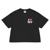 Image 3 of I Love Water Polo Women’s heavyweight boxy pocket tee - Dark Colors