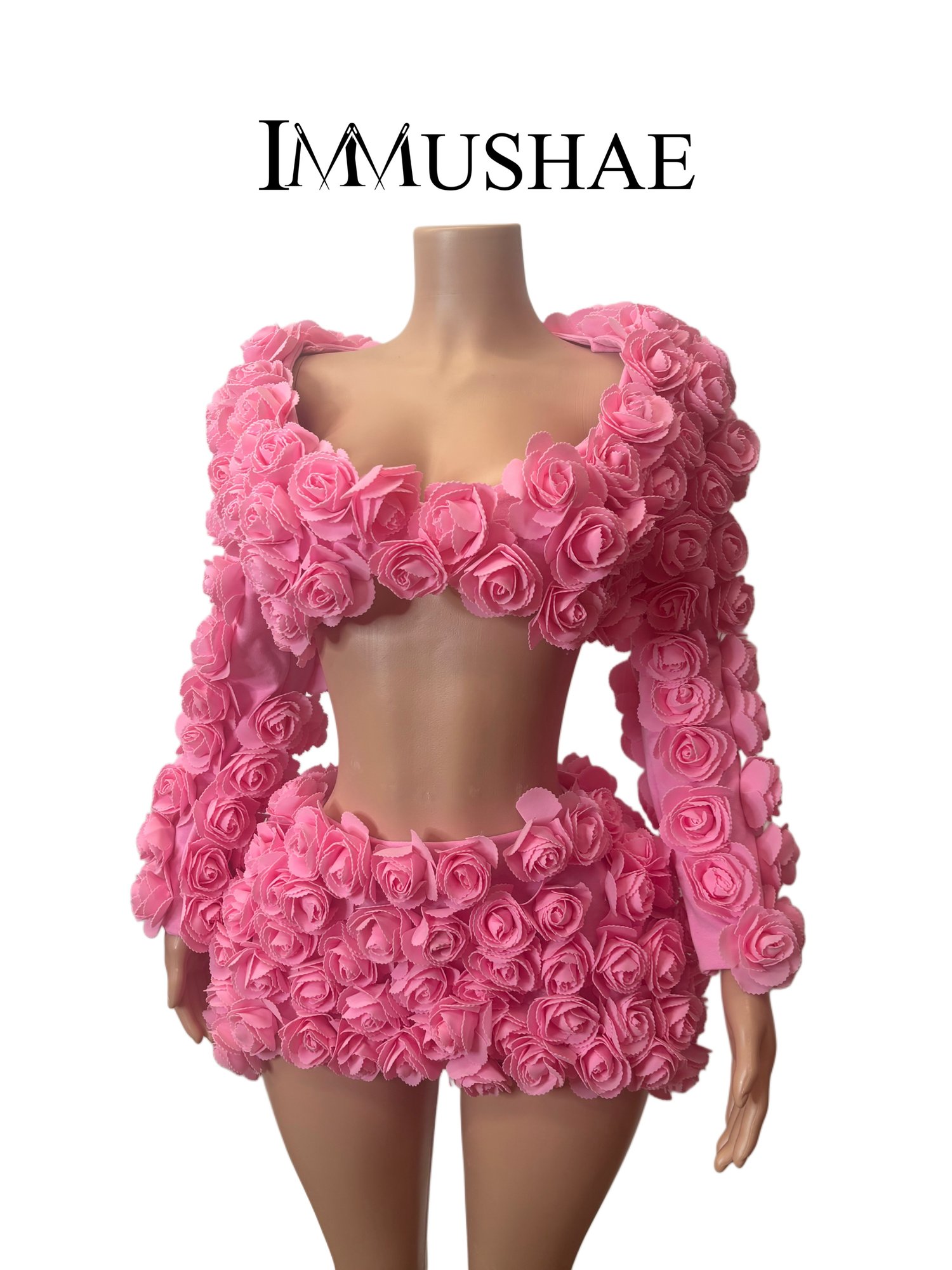 Image of Pink Bubble Gum Rose Set