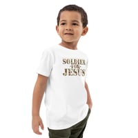 Image 7 of Soldier For Jesus Dark Organic cotton kids t-shirt