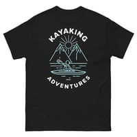 Image 1 of Kayaking Adventures Mountains Outdoor T-Shirt