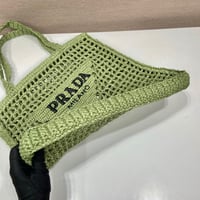 Image 10 of Pràdä Straw Beach Bag