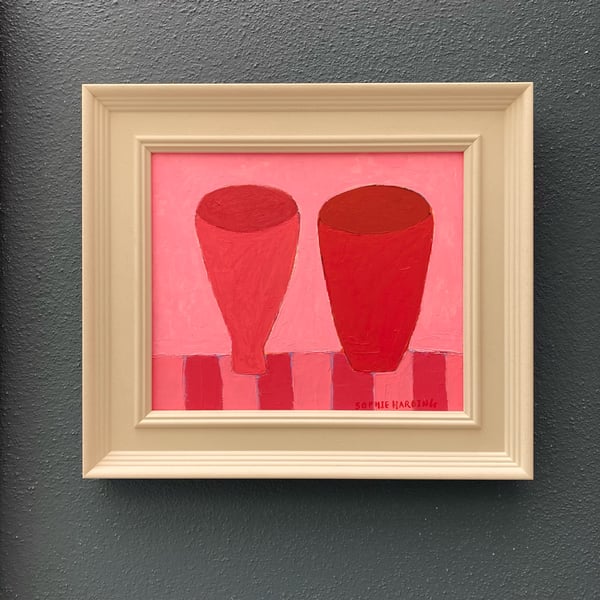 Image of Cups on Pink